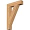 Ekena Millwork Traditional Block Smooth Bracket, Western Red Cedar, 5 1/2"W x 28"D x 40"H BKT06X28X40TRA05SWR - alternate 1